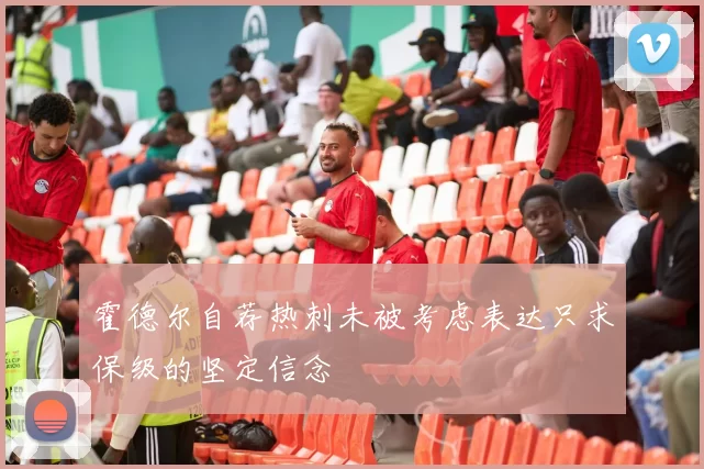 霍德尔自荐热刺未被考虑表达只求保级的坚定信念